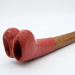 handcrafted wooden kangling – tibetan ritual trumpet